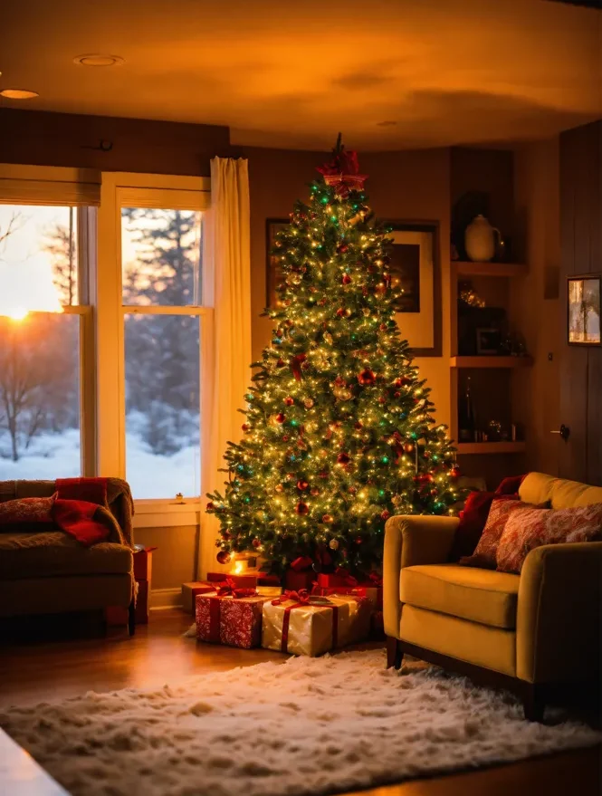 Snowy Celebration Night